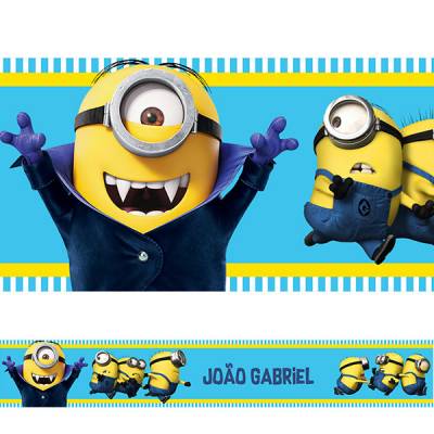Adesivo de Parede Faixa Minions Vampirinho 2