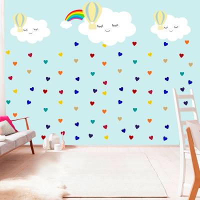 Adesivo de Parede Infantil Chuva de Amor E Bençãos