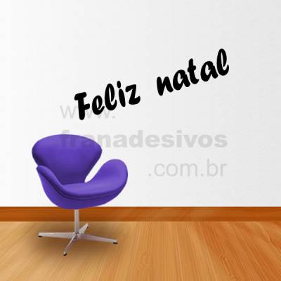 Adesivo Decorativo de Parede Feliz Natal
