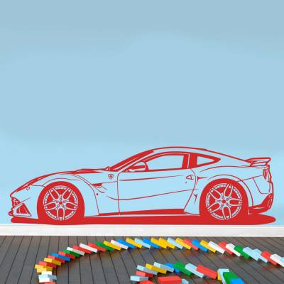 Adesivo de Parede Carro Tuning