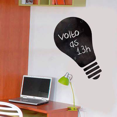 Adesivo De Lousa Lampada 2