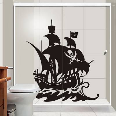 Adesivo de Parede Navio Pirata