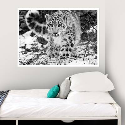 Painel Adesivo Para Parede Tigre Branco 1