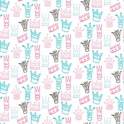 Papel de Parede Infantil Coroas