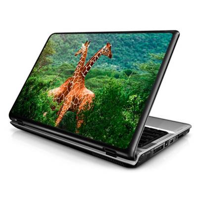 Adesivo Skin para Notebook / Netbook Natureza Girafa