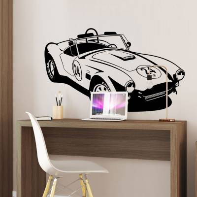 Adesivo De Parede Speed Racer Frontal