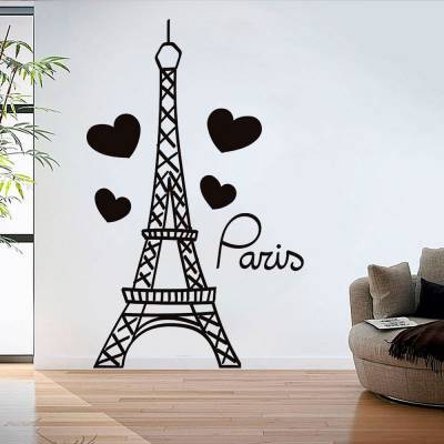 Adesivo de Parede Torre Eiffel Paris