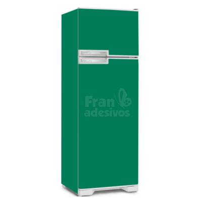 Adesivo para envelopamento de geladeira - Verde bandeira